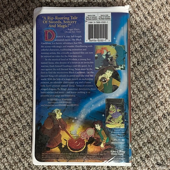 Disney’s Masterpiece The Black Cauldron VHS - Picture 2 of 11